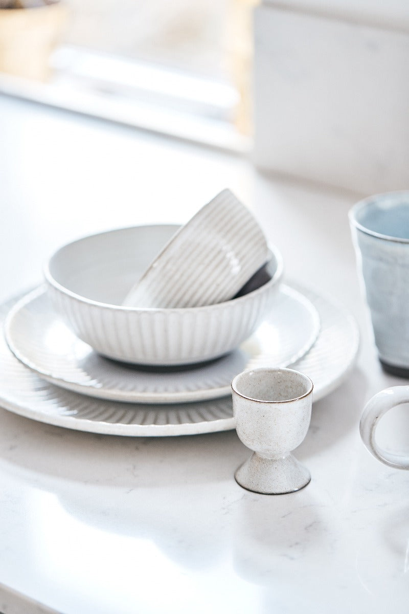 Bahne Interior Birch æggebæger - hvid - Bahne